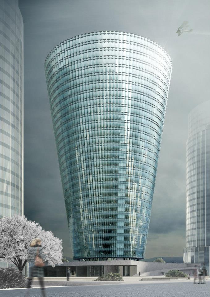 Souto Moura Arquitectos . dos torres de oficinas . Zhenzhou (1)