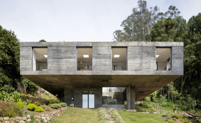 Pezo von Ellrichshausen . Guna House . San Pedro de la Paz